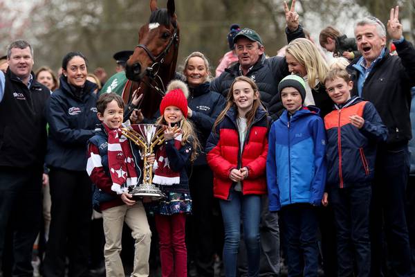 Michael O’Leary couldn’t ride two horses, so he made the right decision for his family