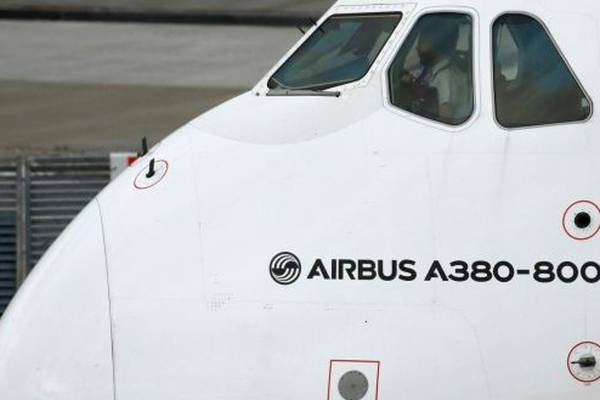 Airbus shares rise with group on course to meet full-year target