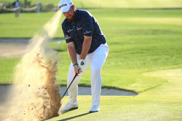 Shane Lowry’s Abu Dhabi defence crumbles in the sand