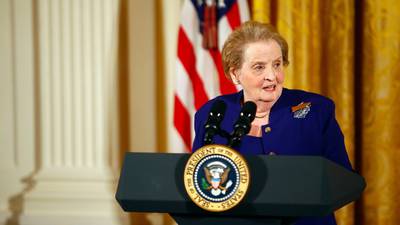 Madeleine Albright has died at the age of 84