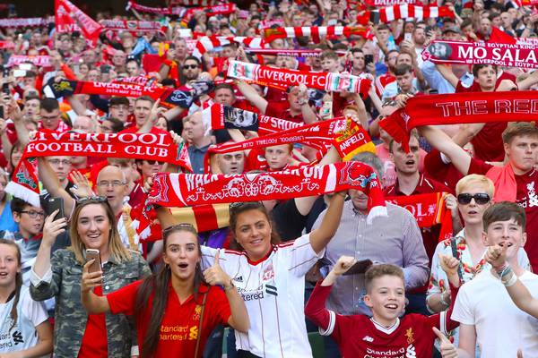 ‘Allez Allez Allez’ comes to Dublin and Liverpool fans love it