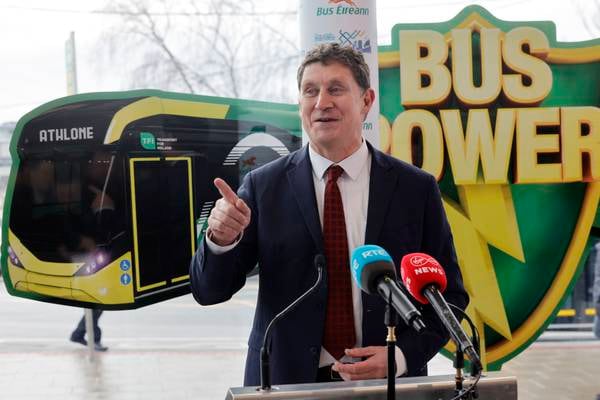 All-electric Athlone bus service shows State on ‘cusp of radical change for the better’