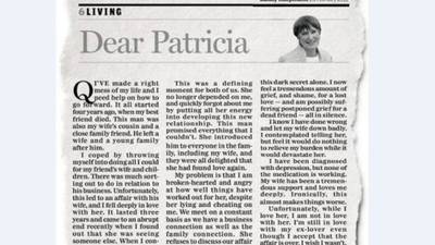 Patrick Quirke letter to agony aunt: I’ve ‘made a right mess of my life’