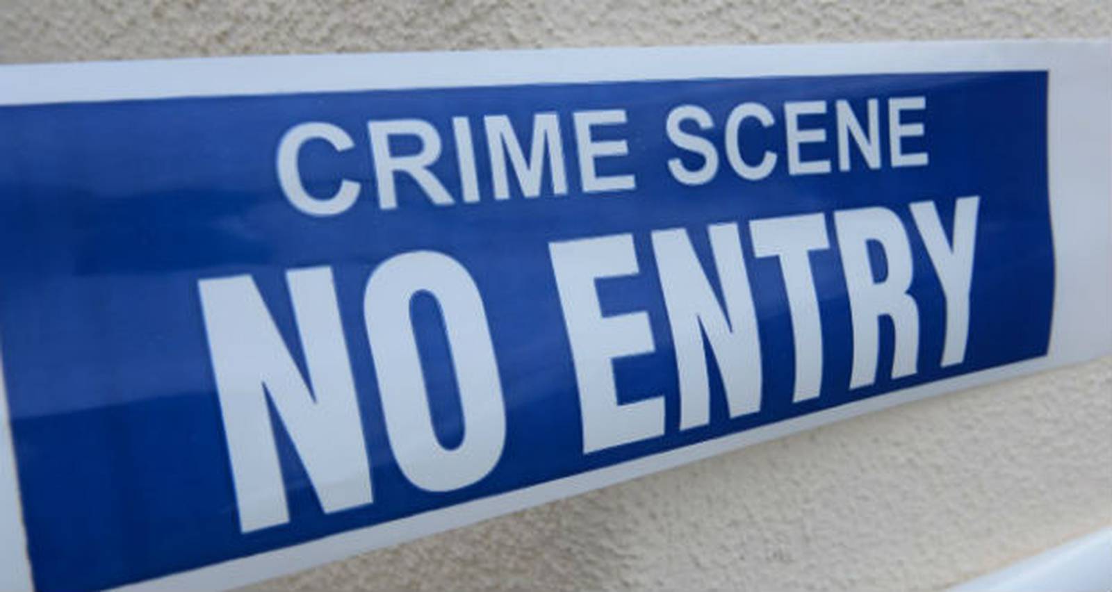 Garda stock, crime scene no entry tape