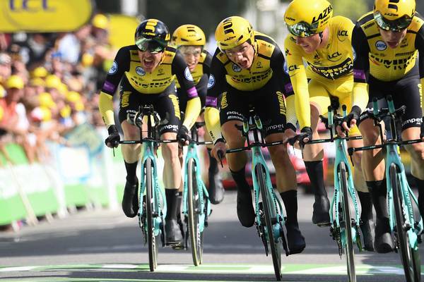 Tour de France: Teunissen retains yellow after team time trial