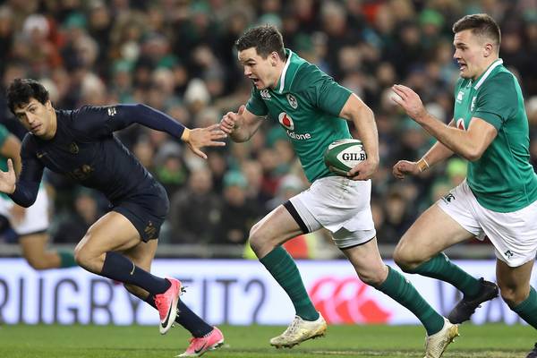 Ireland take foot off the gas against Argentina