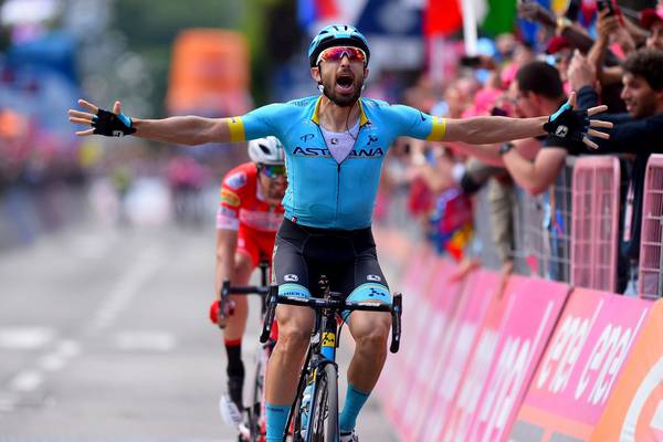 Cataldo wins stage while Dunbar continues to rise up Giro standings