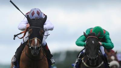 Johnny Murtagh rides Ambivalent to victory in Pretty Polly Stakes