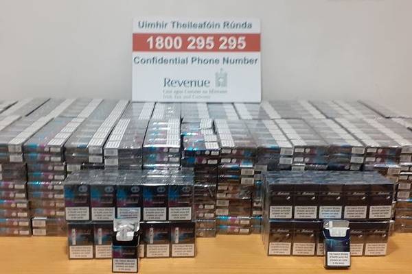 Revenue seizes 31,600 smuggled cigarettes in Dublin Airport