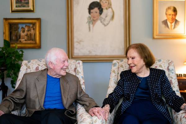 ‘We share everything’: Jimmy and Rosalynn Carter reflect on 75 years of marriage