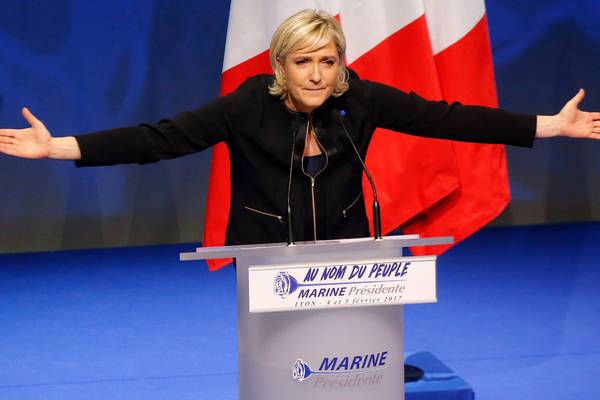 Marine Le Pen veers further  right with start of presidential bid