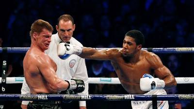 Joshua sets new target after clinical win over Povetkin