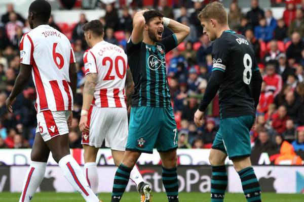 Irish in action: Goal-shy Shane Long is only Premier League starter