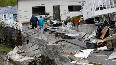 Desperate search for earthquake survivors in Japan continues