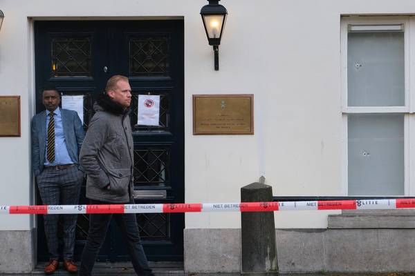 Man arrested in the Netherlands after gun attack on Saudi embassy