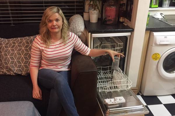 ‘Our flat’s so small I can load the dishwasher from the couch’
