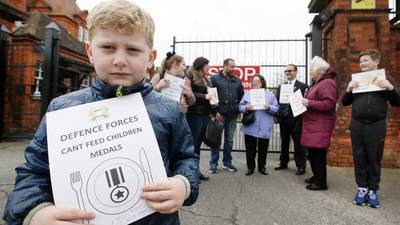 Protests over pay and conditions in the Defence Forces