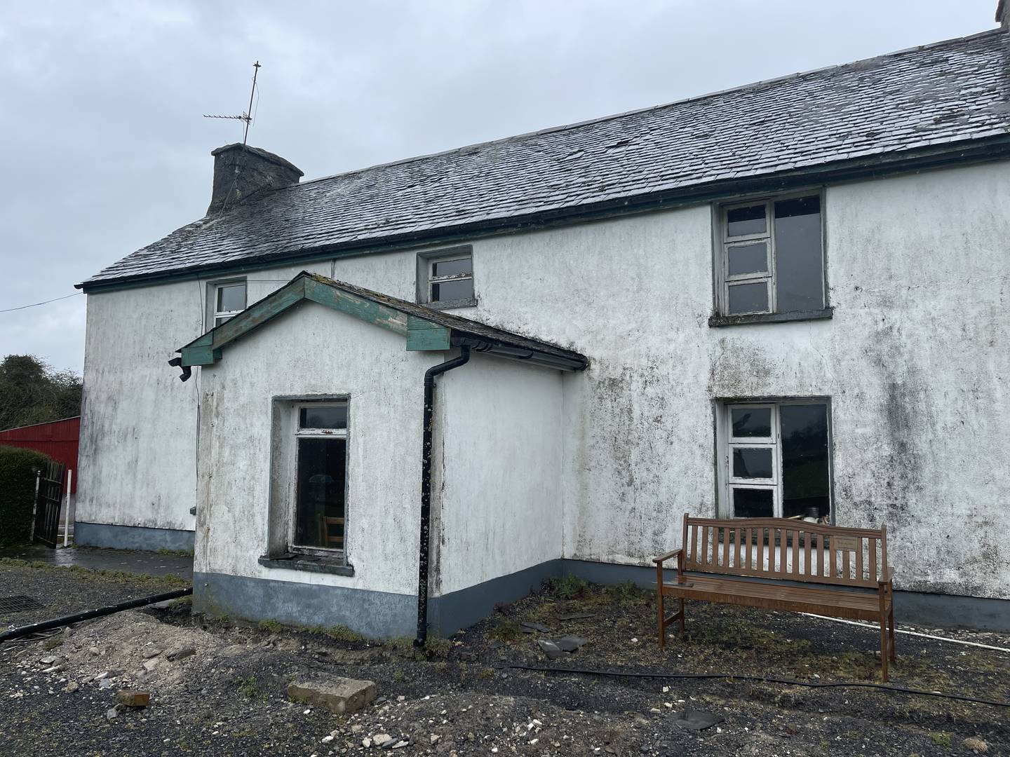The old farmhouse near Urlingford in Co Kilkenny