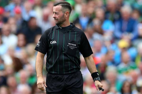 Referee David Gough returns to action in Meath