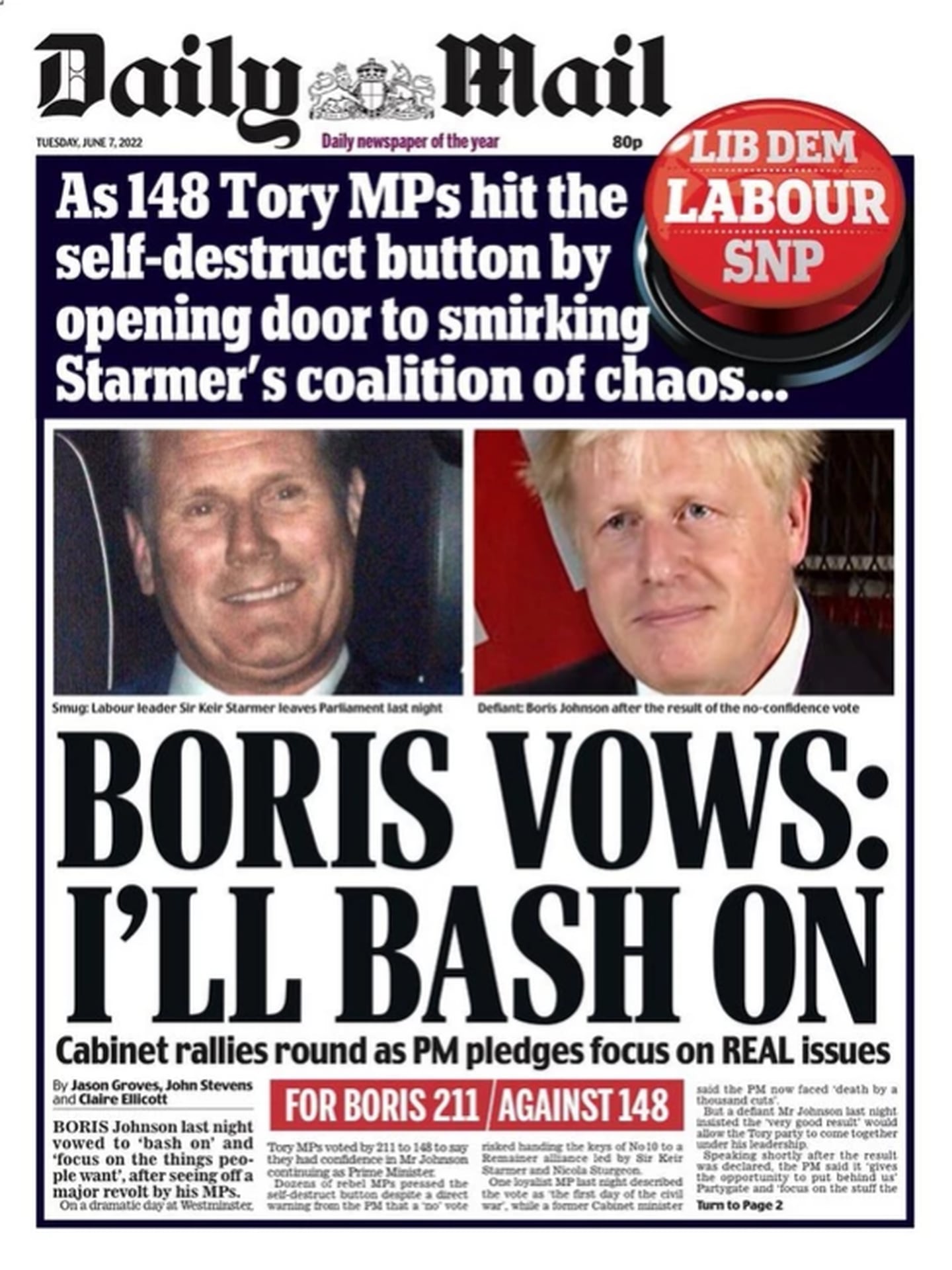 Johnson Daily Mail