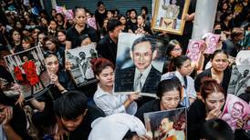 Crowds gather in Bangkok as Thailand mourns King Bhumibol