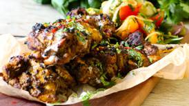 Indian spiced chicken kebabs