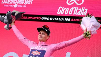 Mathieu van der Poel takes pink jersey with stage one Giro win