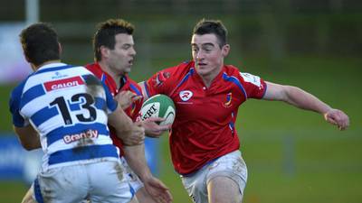 Michael McGrath’s three tries help Clontarf keep their noses in front
