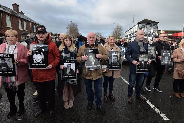 Bloody Sunday decision ‘inflicts further injustice’ on victims’ families, Senator says