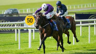 Crypto Force banks the cash to end Aidan O’Brien’s Beresford Stakes domination 