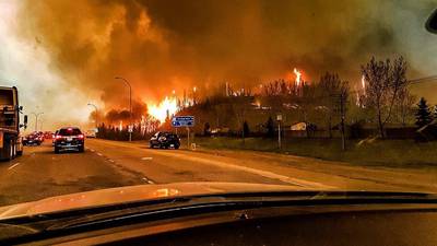 More evacuations in Canada  as huge wildfire multiplies in size