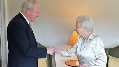 Queen Elizabeth meets Martin McGuinness on NI visit