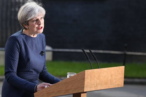 May takes election gamble to strengthen hand on Brexit