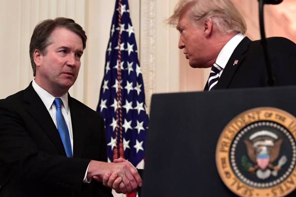 Trump apologises to Kavanaugh for ‘terrible pain and suffering’