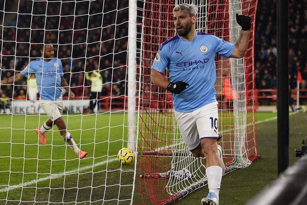 Sergio Agüero sees City past resilient Sheffield United